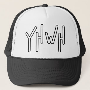 YHWH Divine Faith-Based For Devoted Believers Trucker Hat