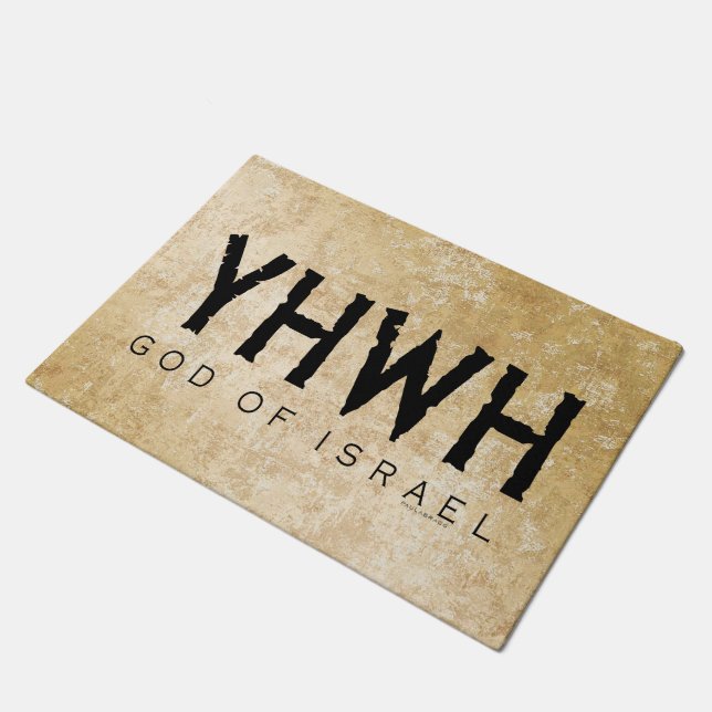 YHWH (Jehovah) Doormat (Angled)