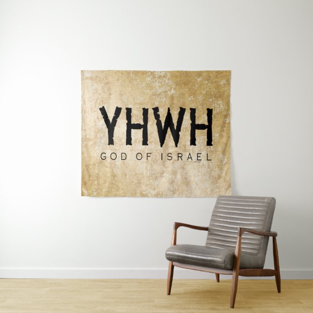 YHWH (Jehovah) Tapestry (In Situ (Horizontal))