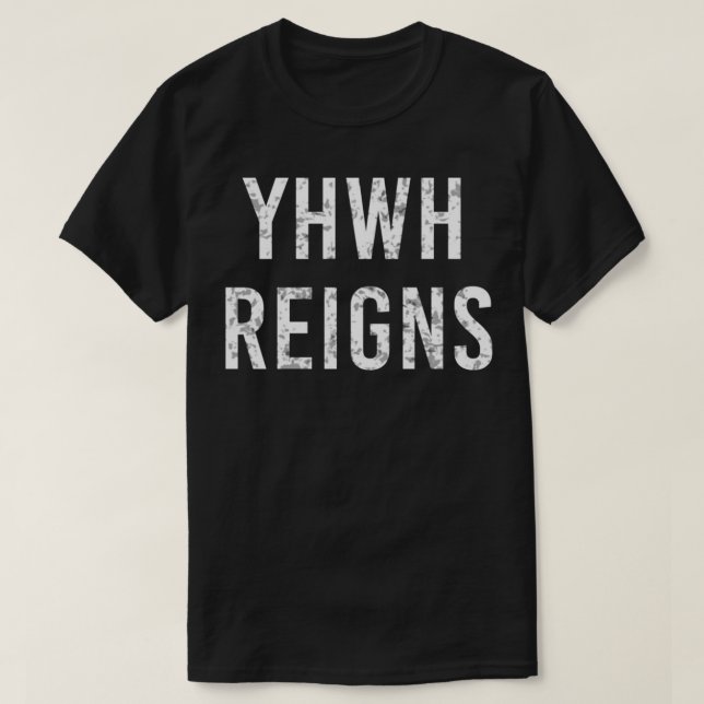 YHWH Reigns Forever Tees n Tings YHWH Reigns Pullo (Design Front)
