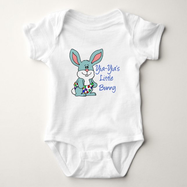 Yia-Yia Little Bunny Baby Bodysuit (Front)