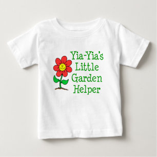 Yia-Yia's Little Garden Helper Baby T-Shirt