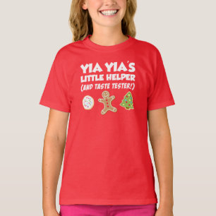Yia Yia's Little Helper Christmas Cookies T-Shirt