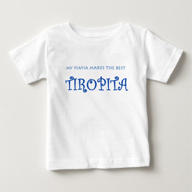 YIAYIA/TIROPITA BABY T-Shirt (Front)