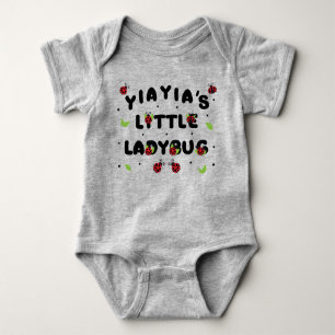 Yiayia's Little Ladybug - Cute  Baby Bodysuit