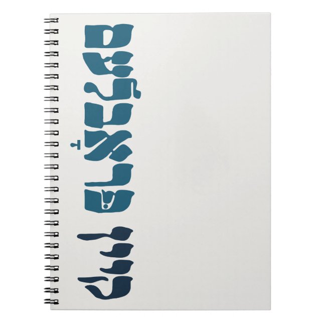 Yiddish Kein Problem - No Problemo - Jewish Humour Notebook (Front)