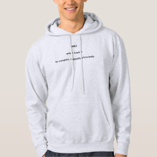 Yiddish kvech stuff hoodie