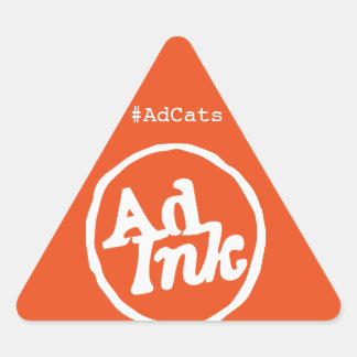 Yield to AdInk Triangle Sticker