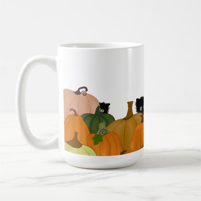 Yikes Pumpkin Mug (Left)