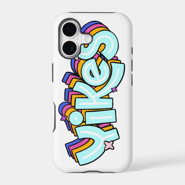 Yikes Retro Aesthetic Funny Quote (Back)