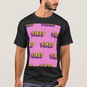 Yikes Words: Pink Vintage Wallpaper. T-Shirt
