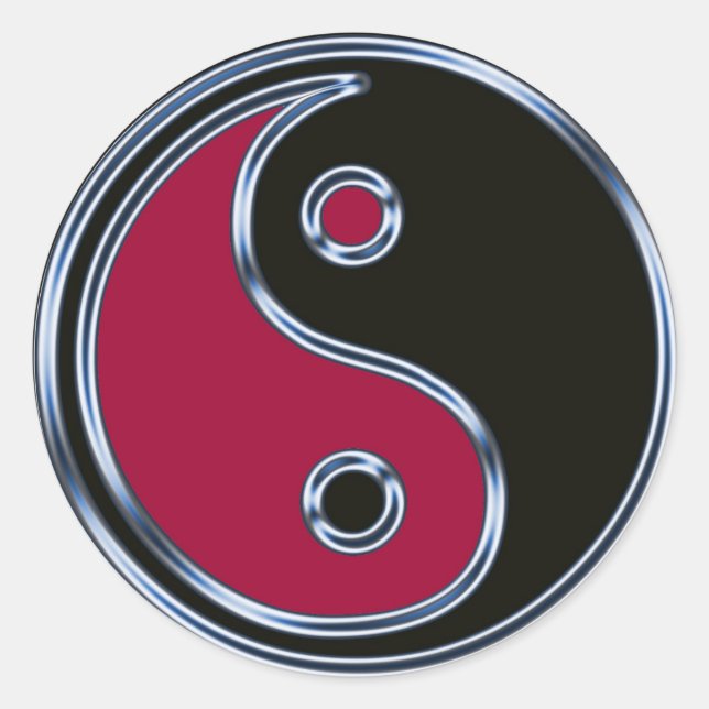 Yin and Yang 1 Sticker (Front)