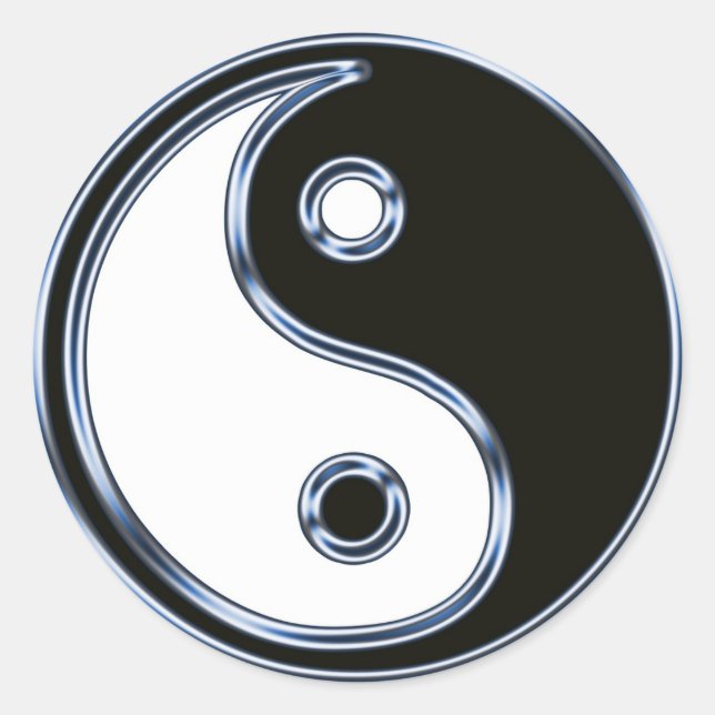 Yin and Yang 2 Sticker (Front)
