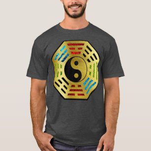 Yin and Yang Bagua Feng shui hieroglyphs T-Shirt