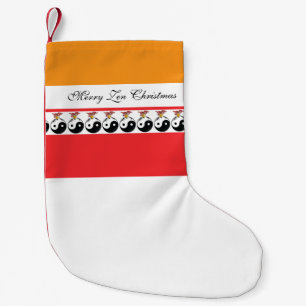 Yin and Yang Christmas Ball Small Christmas Stocking
