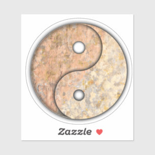 Yin and Yang Custom-Cut Vinyl Sticker