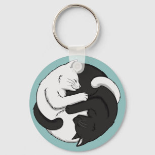 Yin And Yang Key Ring