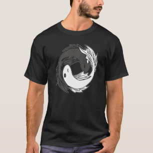Yin and Yang Koi Pose fish Meditation Acro Hatha Y T-Shirt