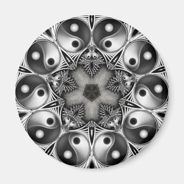 Yin and Yang Magnet (Front)