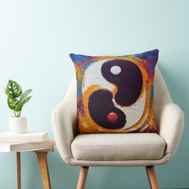 Yin and Yang oil Cushion (Chair)