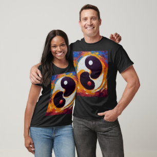Yin and Yang oil T-Shirt