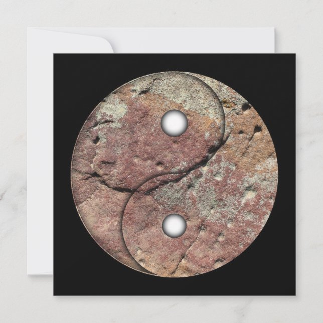 Yin and Yang Rock Art (Front)