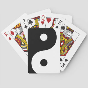 Yin and Yang Sides Playing Cards