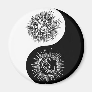 Yin and yang sign - Sun vs Moon Magnet
