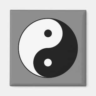 Yin and Yang Symbol (Chinese Taoist Taijitu) Magnet