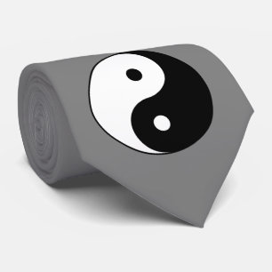 Yin and Yang Symbol (Chinese Taoist Taijitu) Tie