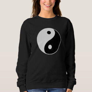 Yin And Yang Symbol Peace Love Balance Yoga Tai Ch Sweatshirt