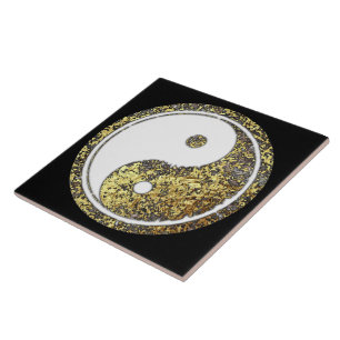 YIN AND YANG TALKING CANYONS, NEW MEXICO CERAMIC TILE