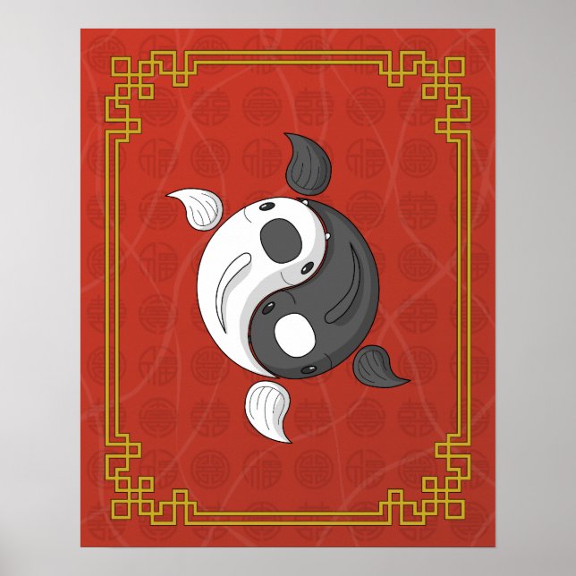 Yin and Yang the Koi Poster (Front)