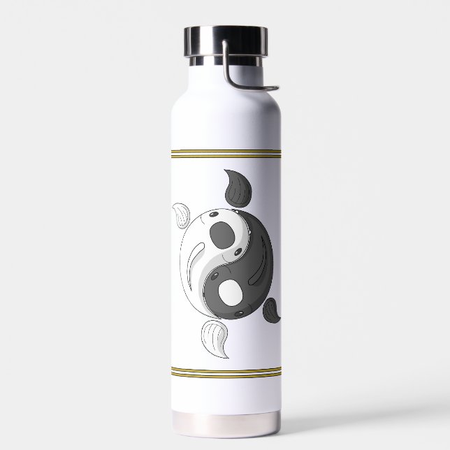 Yin and Yang the Koi Water Bottle (Left)