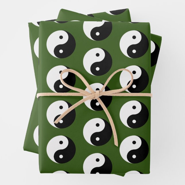 Yin and Yang Wrapping Paper Sheet (In situ)