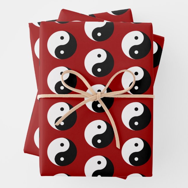 Yin and Yang Wrapping Paper Sheet (In situ)
