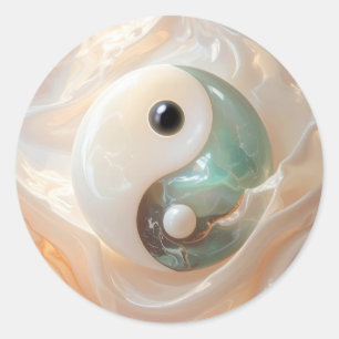 YIN AND YANG - Yijing Classic Round Sticker