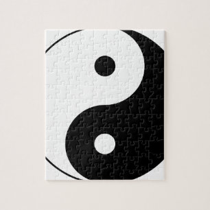 Yin and yang (yin-yang, yin yang, 陰陽). jigsaw puzzle
