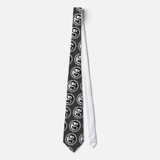 Yin Guit Notation Tie (Front)