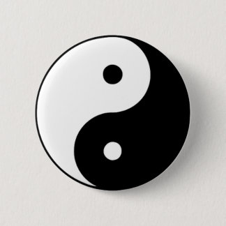 Yin Yang 6 Cm Round Badge