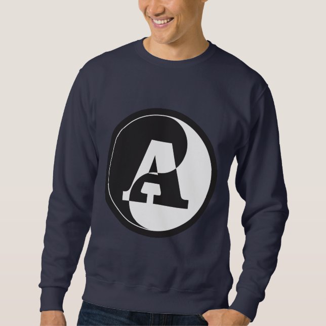 yin yang A Sweatshirt (Front)