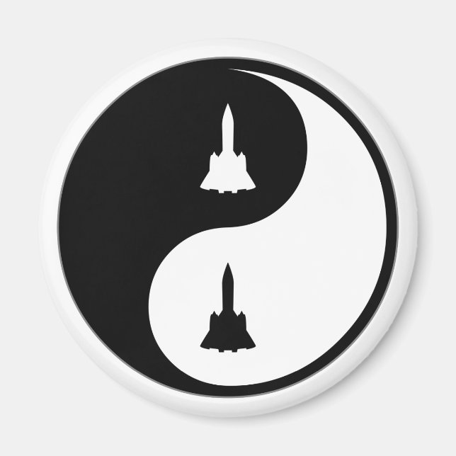Yin Yang Aerospace Engineering Magnet (Front)