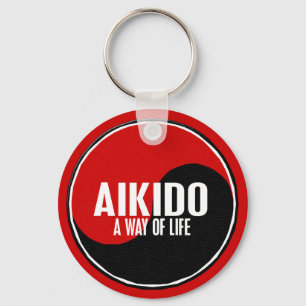 Yin Yang Aikido 1 Key Ring