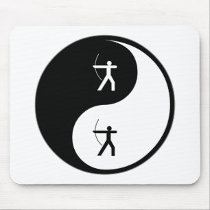 Yin Yang Archery Mouse Pad