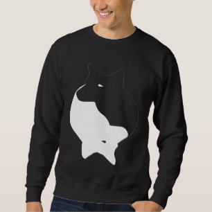 Yin Yang Australian Cattle Dog Heeler Symbol Zen Sweatshirt