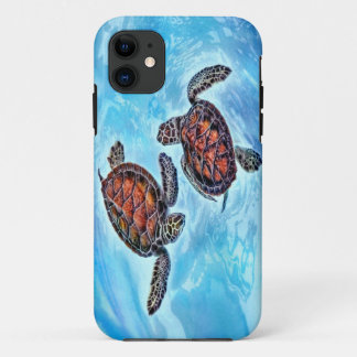 Yin Yang Baby Sea Turtles iPhone 11 Case