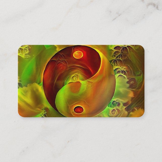 Yin - Yang. Balance Business Card (Front)
