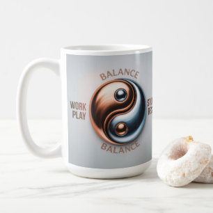 Yin Yang Balance Work Play Study Rest Mug