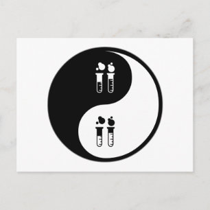 Yin Yang Biochemistry Postcard