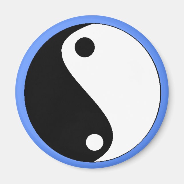 YIN-YANG blue- magnet - Customised (Front)